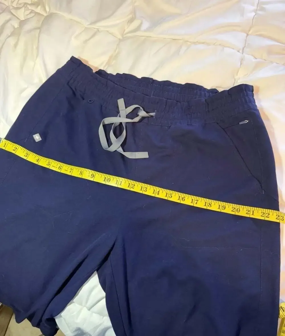 FIGS Technical Collection Jogger Scrub Pants Navy Blue Size XL/T
